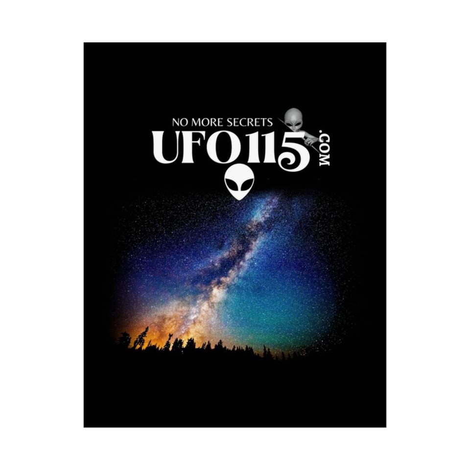 Sky Watcher Rainbow Bridge Poster, front 2 view (Printify product mockup)