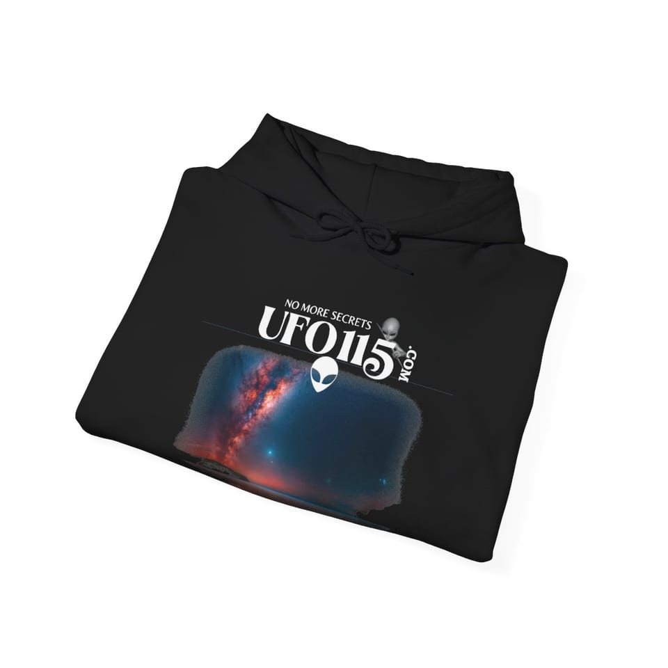 Sky Watcher Ring of Fire Hoodie, folded view (Printify product mockup)
