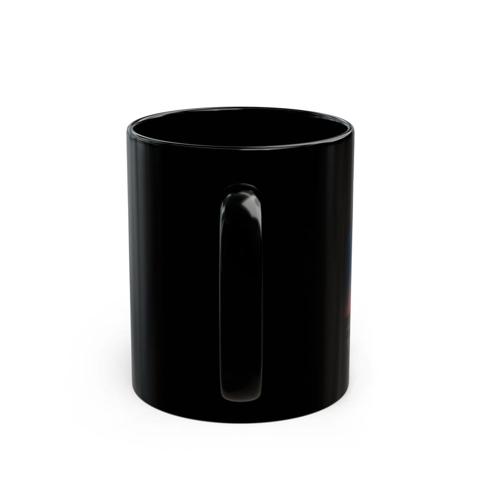 Sky Watcher Ring of Fire Mug, back view (Printify product mockup)