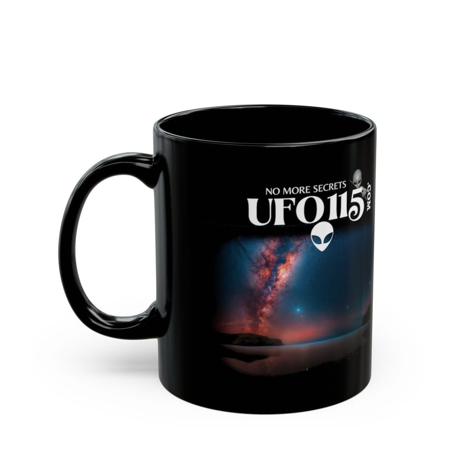 Sky Watcher Ring of Fire Mug, left view (Printify product mockup)