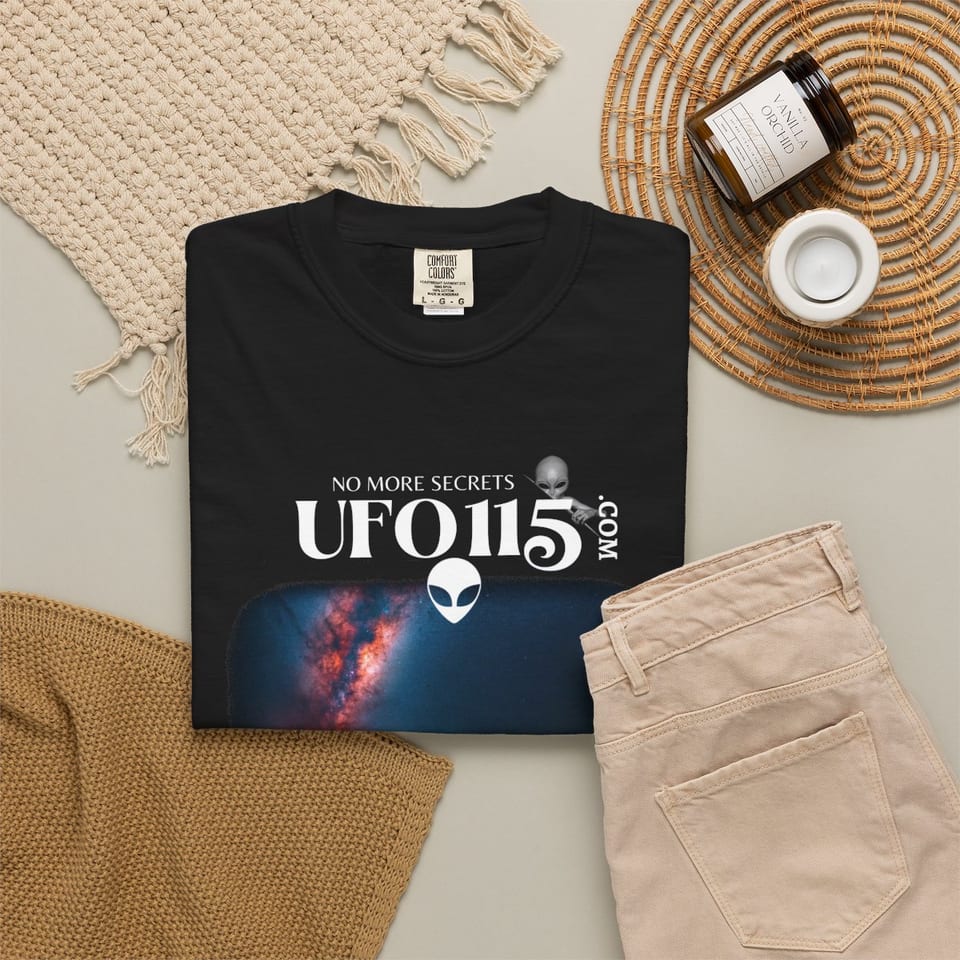 Sky Watcher Ring of Fire Tee, folded 2 view (Printify product mockup)