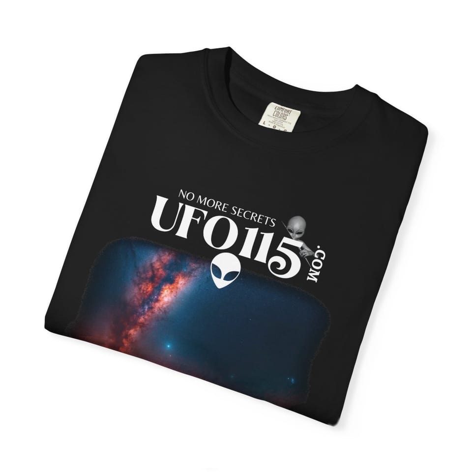 Sky Watcher Ring of Fire Tee, folded view (Printify product mockup)
