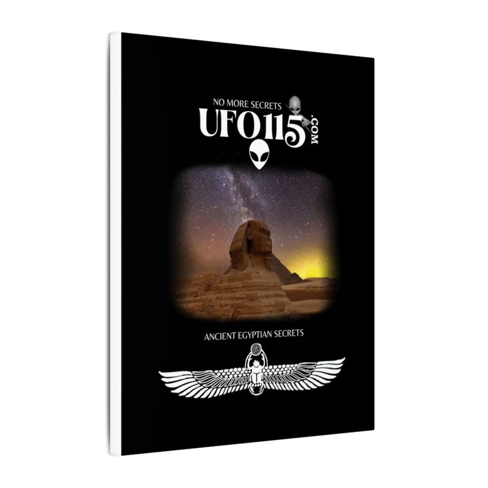 Sphinx and Sky Canvas, side view (Printify product mockup)