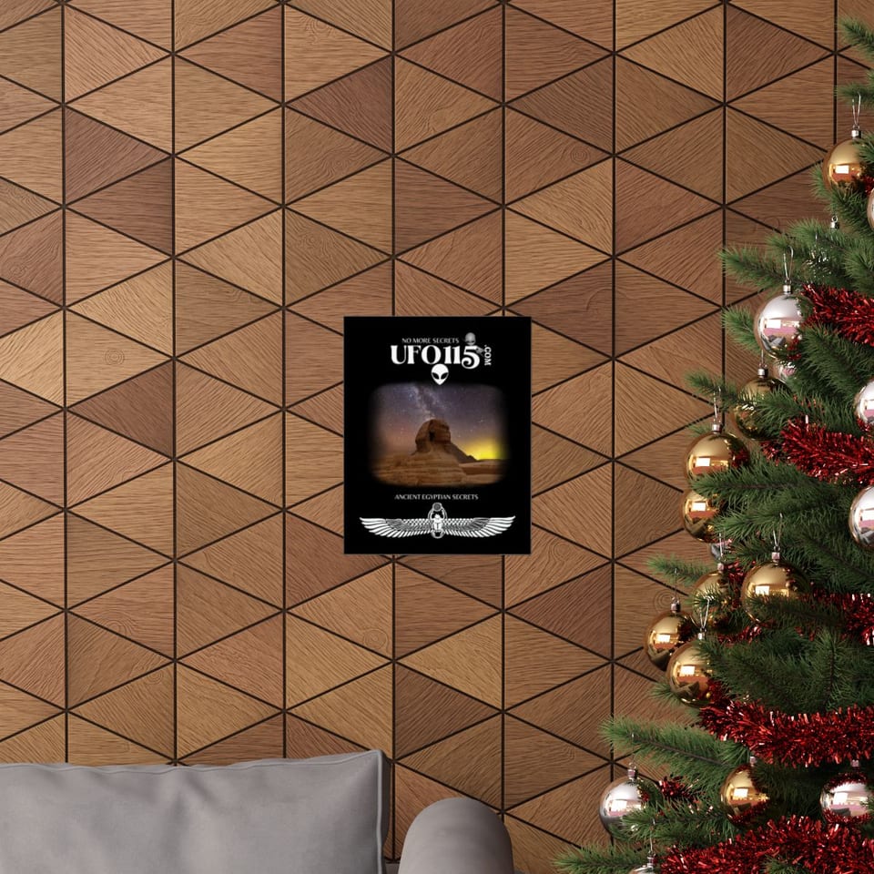 Sphinx and Sky Poster, context 1 view (Printify product mockup)
