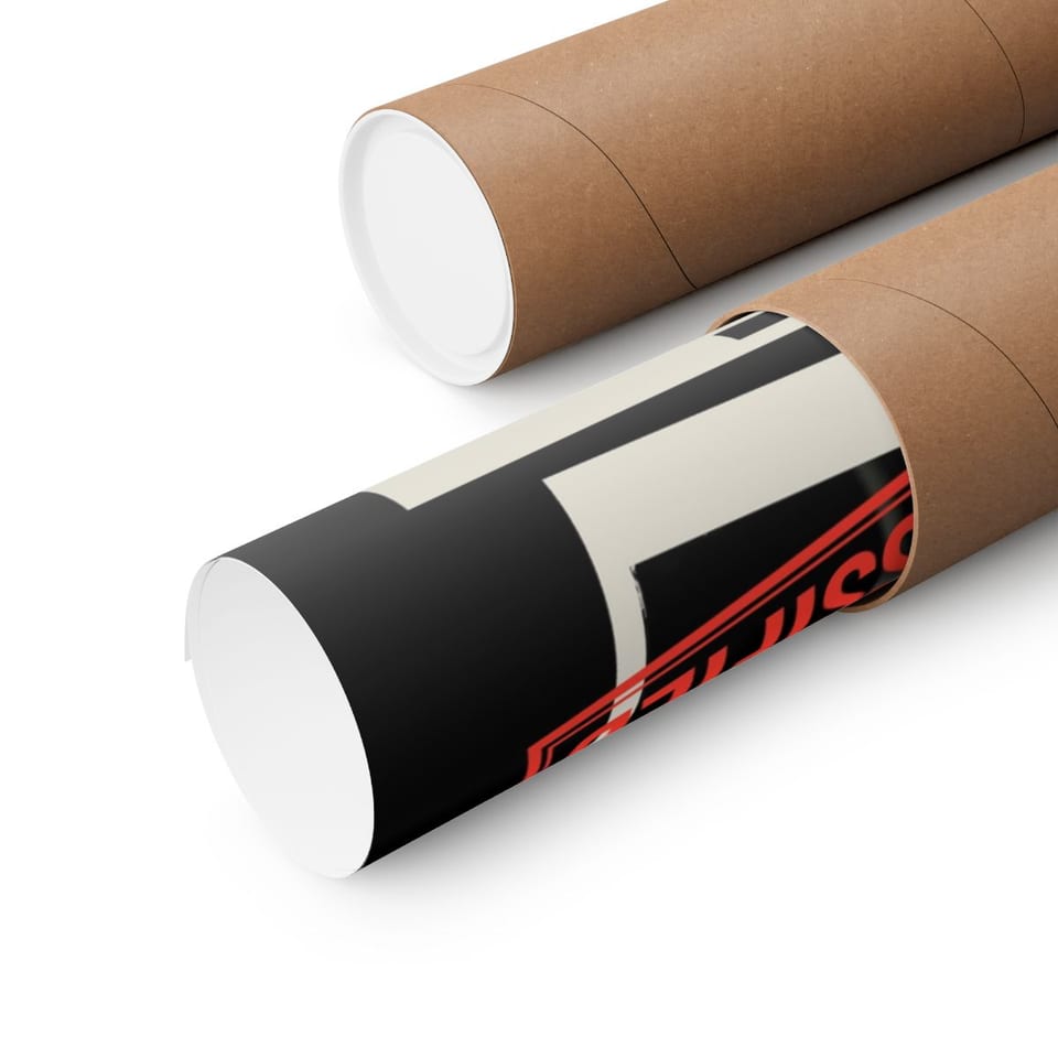 Subject EBE-115 Classified Poster, close up view (Printify product mockup)