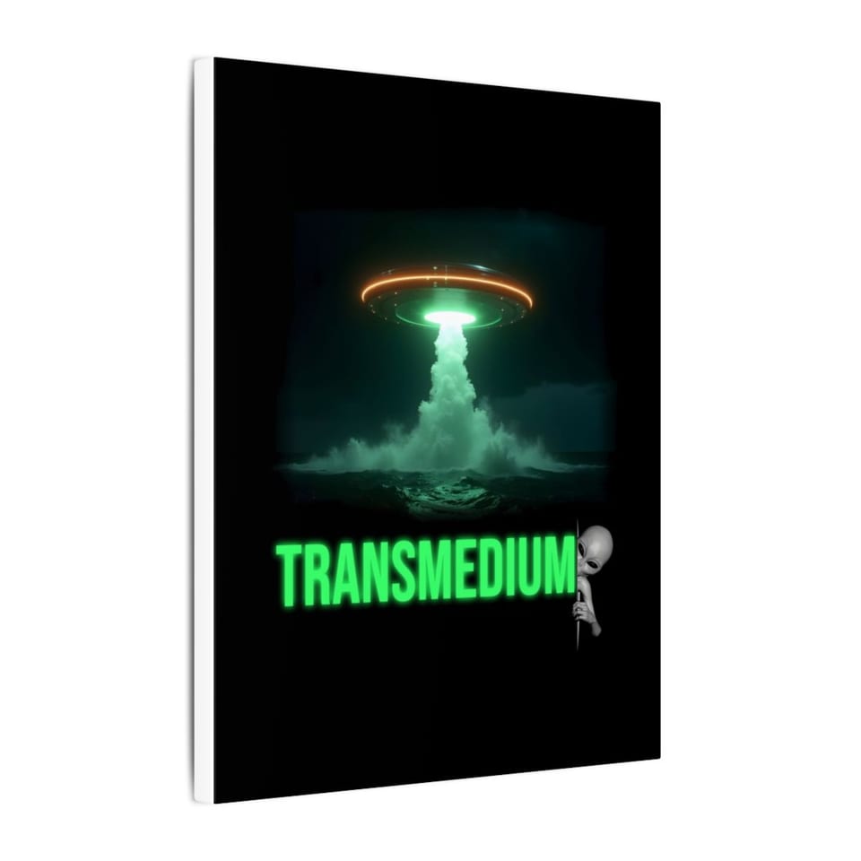 Transmedium Canvas, side view (Printify product mockup)