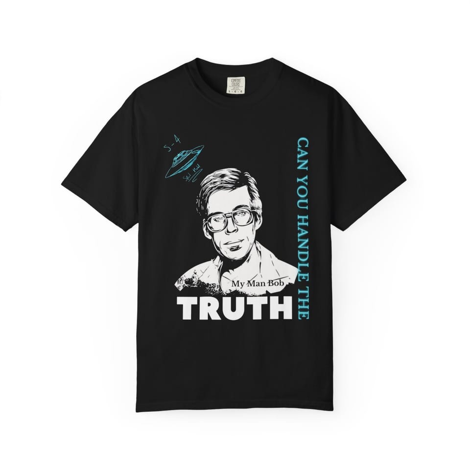 Truth Telling Bob Tee, front view (Printify product mockup)