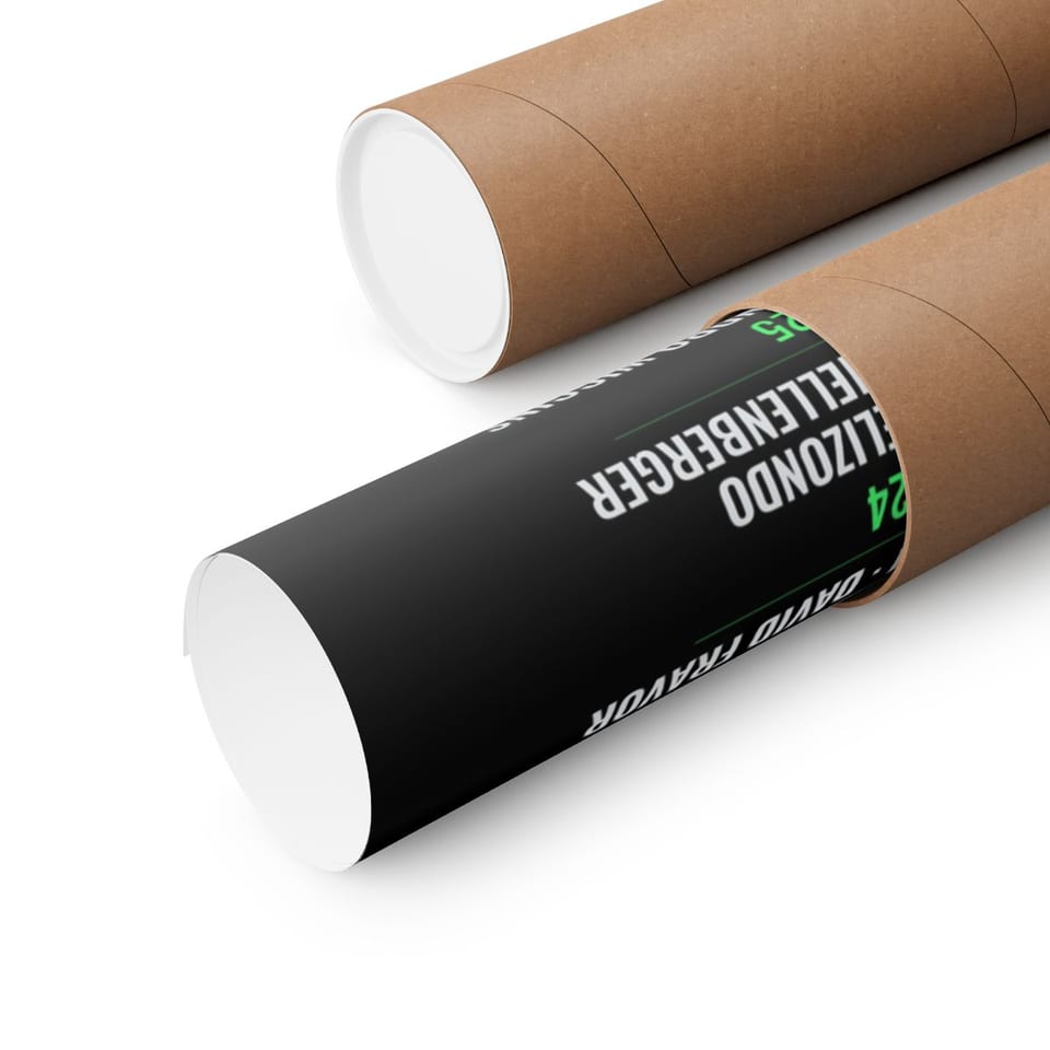 Under Oath UAP Testimony Poster, close up view (Printify product mockup)