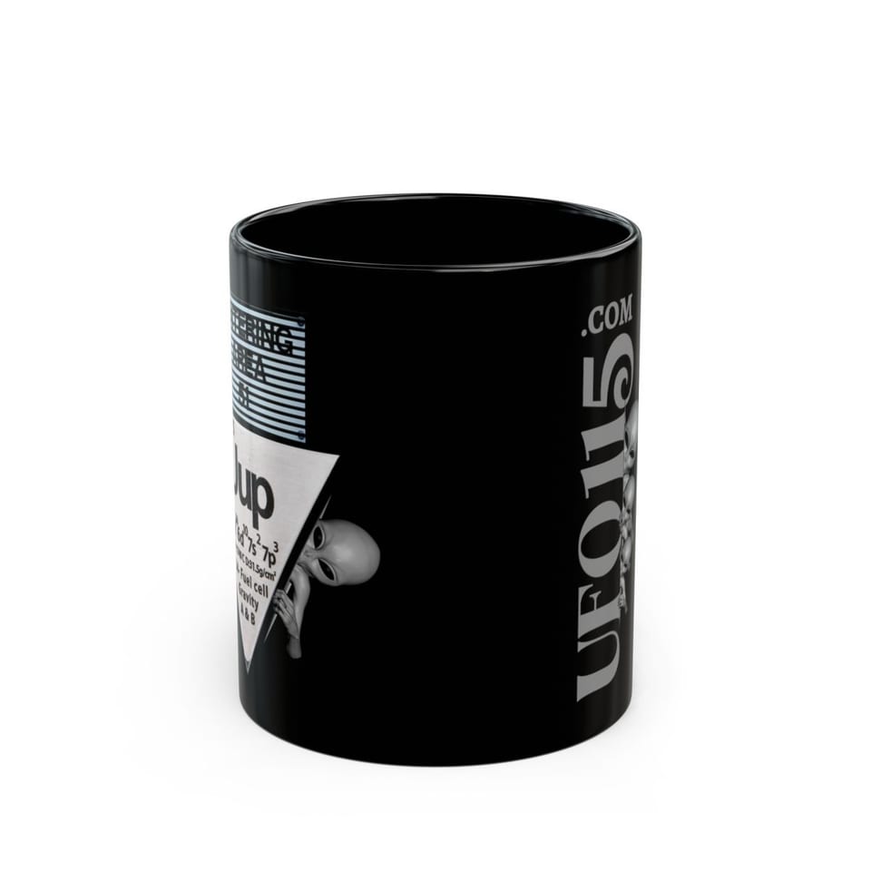 Uup 115 Entering Area 51 Mug, front view (Printify product mockup)
