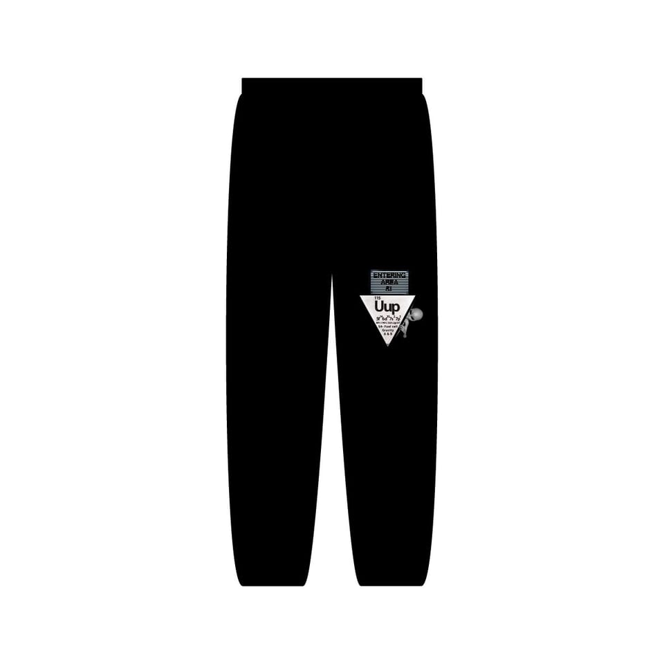 Uup 115 Entering Area 51 Sweatpants, back view (Printify product mockup)