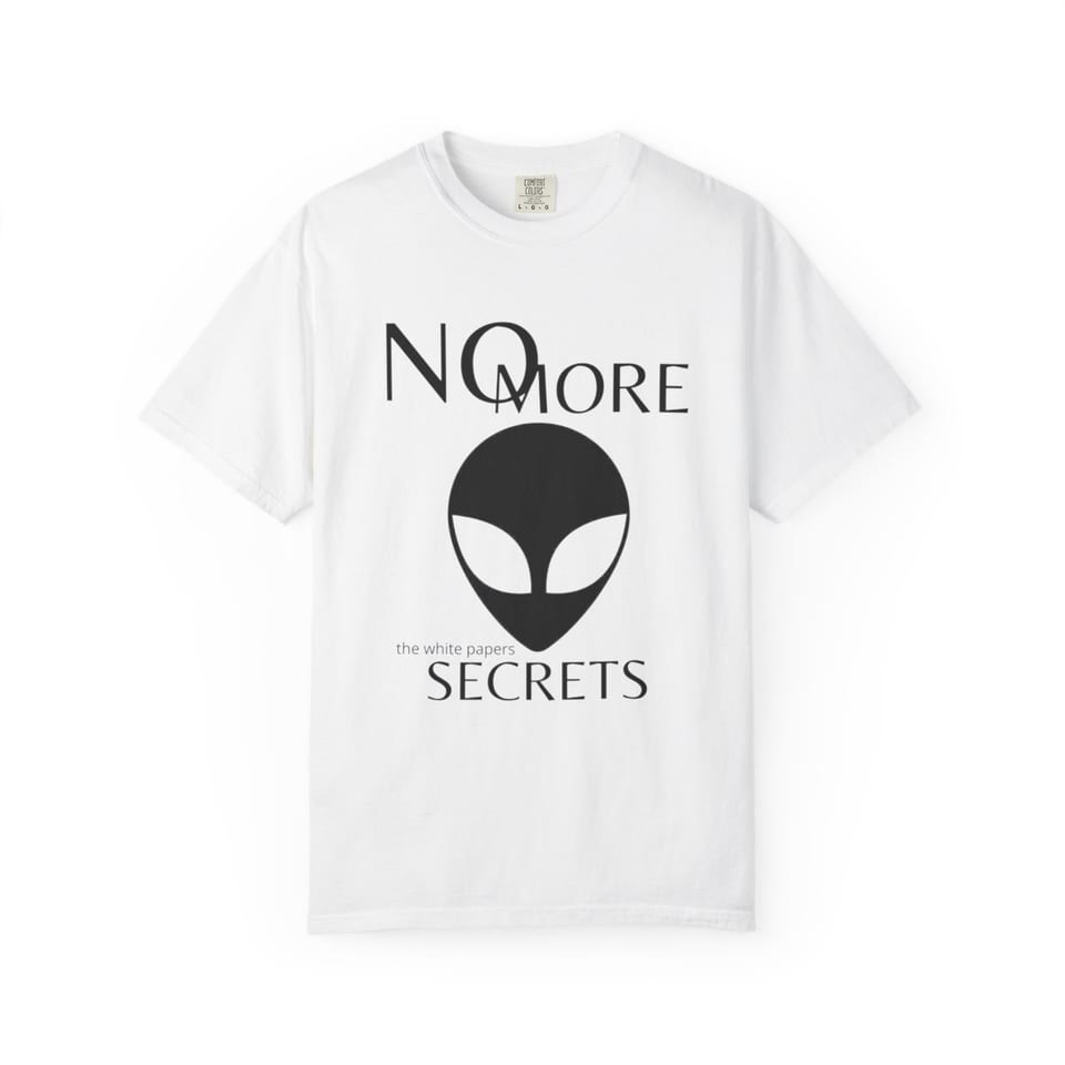 The White Papers Valiant Thor Tee, front view (Printify product mockup)