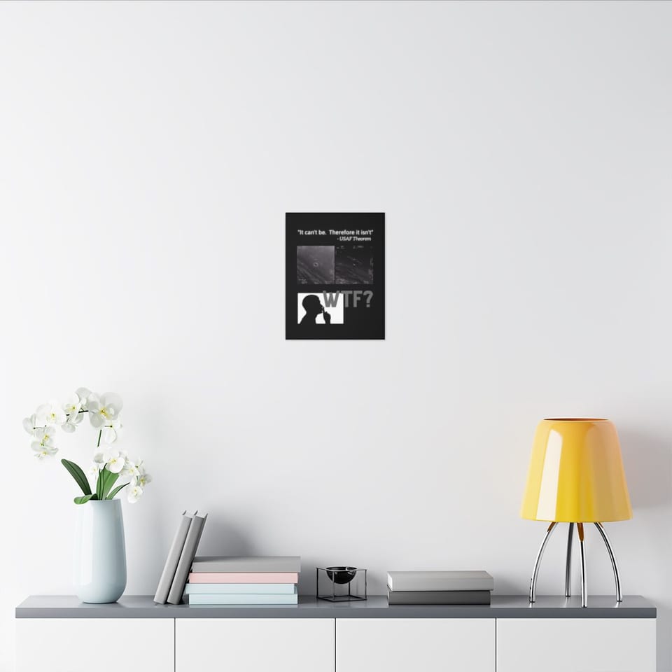 WTF Bad Kids Canvas, context 2 view (Printify product mockup)