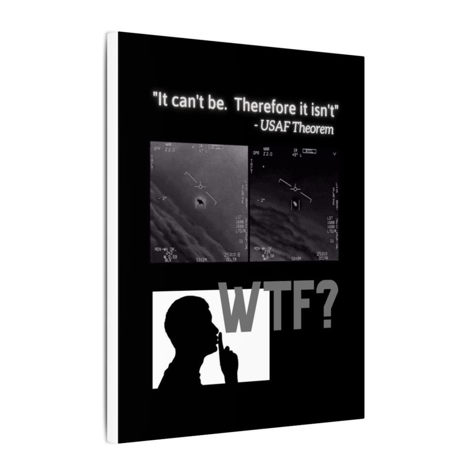 WTF Bad Kids Canvas, side view (Printify product mockup)