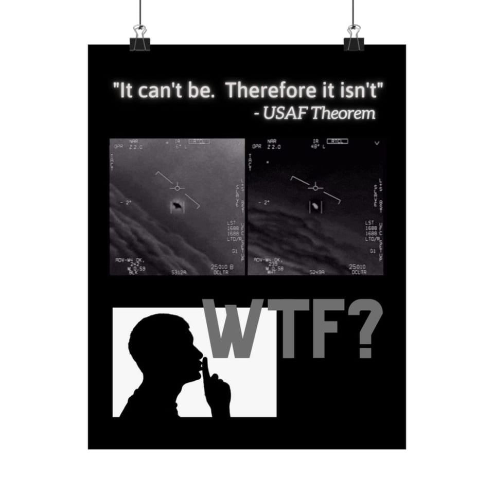 WTF Bad Kids Poster, front view (Printify product mockup)
