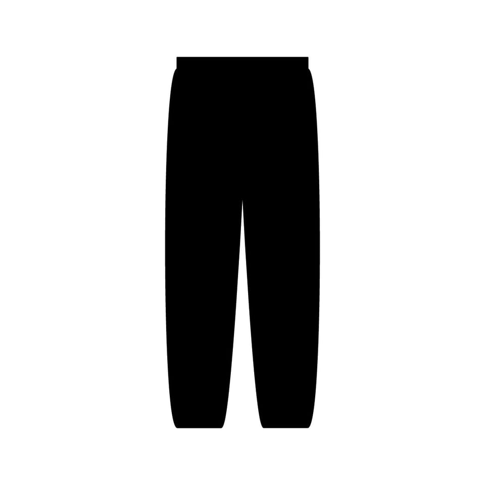 WTF Bad Kids Sweatpants, back view (Printify product mockup)
