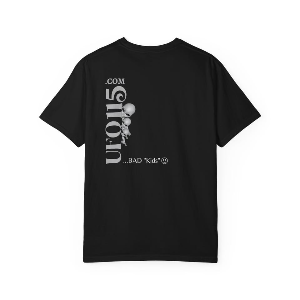 WTF Bad Kids Tee, back view (Printify product mockup)