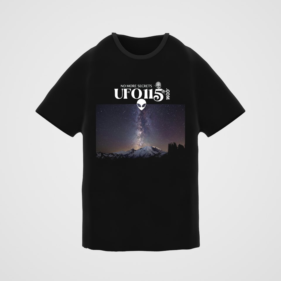 Sky Watcher Mountain Light Tee, 360° view at 0° (3D render of the real print)